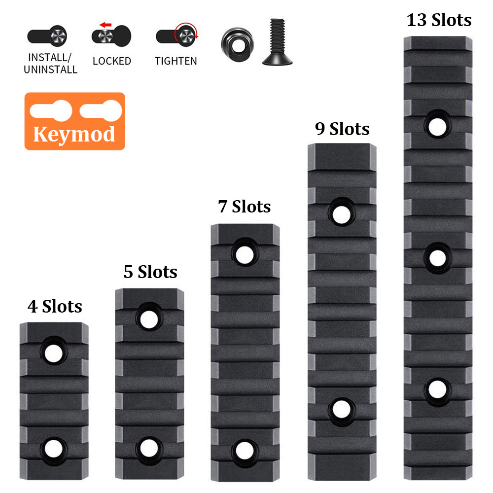 CrossBorder Selling Outdoor Hunting Telescopic Sight KeyMod Aluminum Alloy Rail Bracket 45713 Slot Bracket