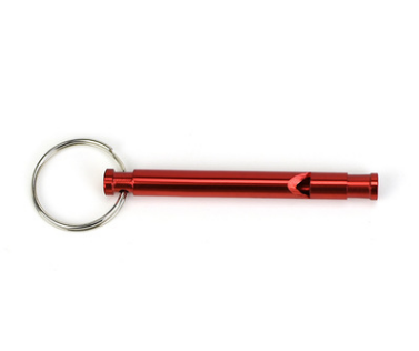 Aluminum alloy outdoor travel survival whistle thin long outdoor goods