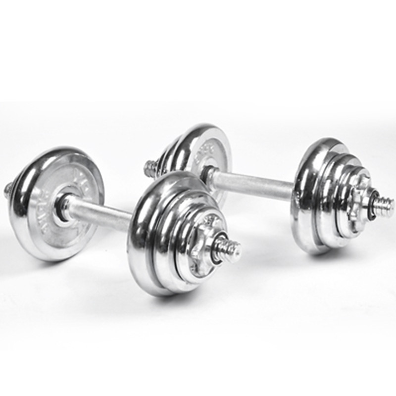 Fairton Fine Box 15kg 20kg Mercerized Rod Electroplated dumbbell
