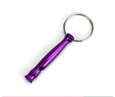 Polychromatic aluminum alloy vase shaped whistle is suing mountaineering camping survival warning whistle is suing equipment