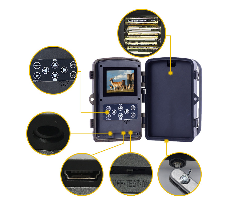 Popular Amazon Hunting Camera Infrared Surveillance Camera Outdoor HD Camera