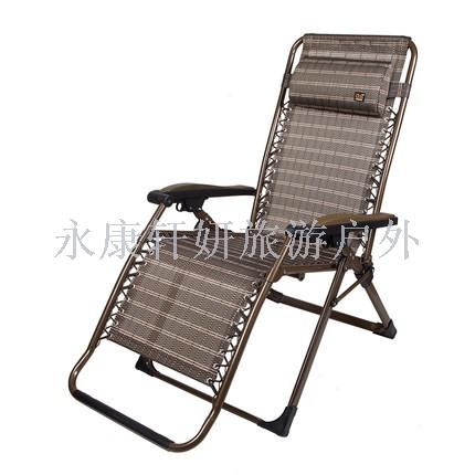 Recliner square tube office lunch break folding chair home beach lounger recliner recliner deluxe recliner