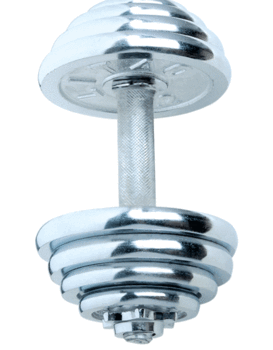 Wholesale price plated threaded dumbbell bar
