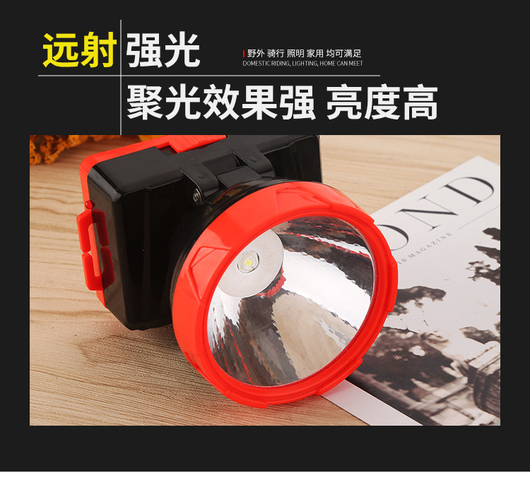 BA Yuan LED Headlight Strong Light Hunting Miner's Lamp Night Fish Luring Lamp Spotlight Rechargeable Long-Range Flashlight Wholesale