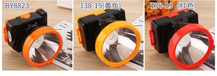 BA Yuan LED Headlight Strong Light Hunting Miner's Lamp Night Fish Luring Lamp Spotlight Rechargeable Long-Range Flashlight Wholesale
