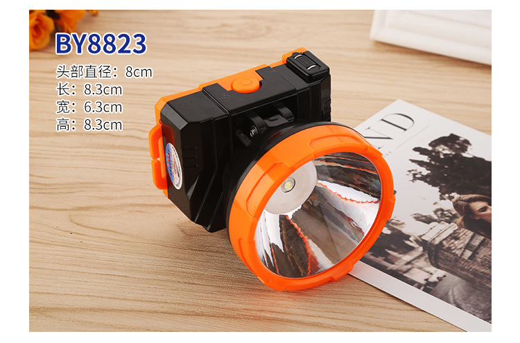 BA Yuan LED Headlight Strong Light Hunting Miner's Lamp Night Fish Luring Lamp Spotlight Rechargeable Long-Range Flashlight Wholesale