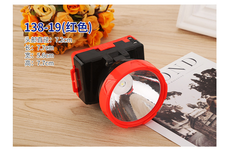BA Yuan LED Headlight Strong Light Hunting Miner's Lamp Night Fish Luring Lamp Spotlight Rechargeable Long-Range Flashlight Wholesale