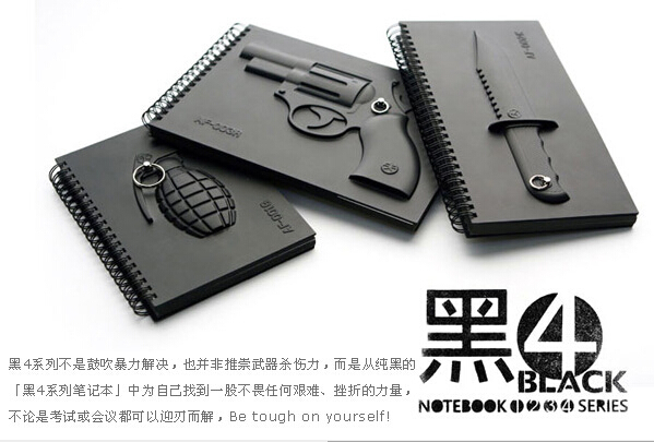 Grenade notebook creative business notebook laptop new unique laptop handgun hunting