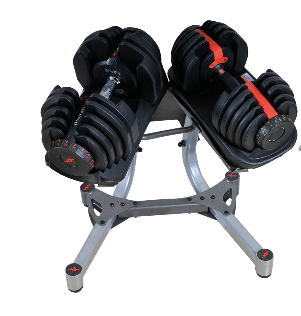 Adjustable dumbbell rack outlet
