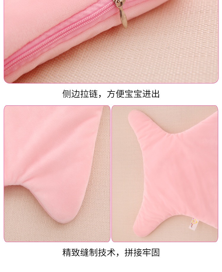 Newborn sharks sleeping bag cartoon padded double kick-proof Newborn sharks sleeping bag cartoon padded double kick-proof