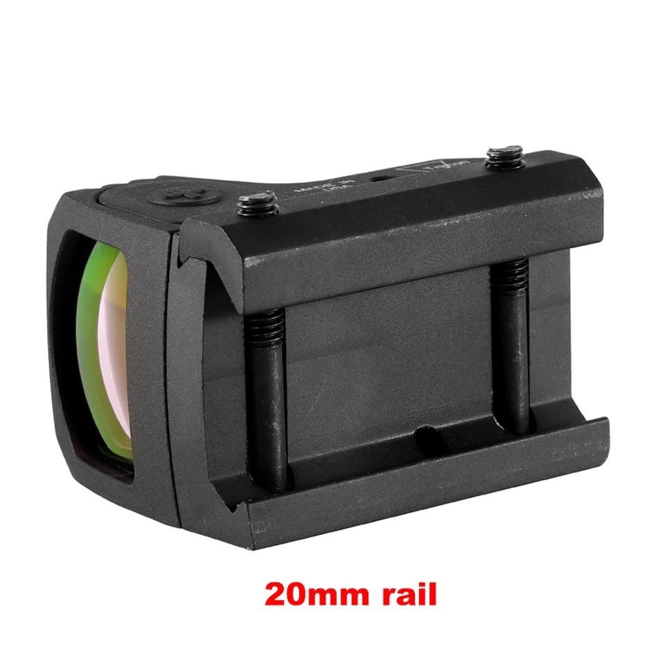 NEW Tactical Mini RMR Red Dot Sight Reflex Sight Scope Fit 20 Mm Weaver Rail Voor Airsoft/ Hunting Rifle Fire