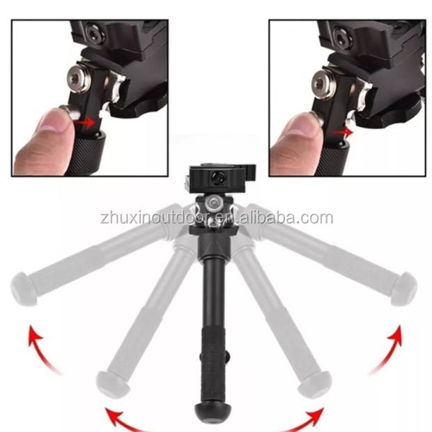 6 inch hunting equipment General Tactical Toy hunting Accessories 360 Degree Rota Tripod for Hunting