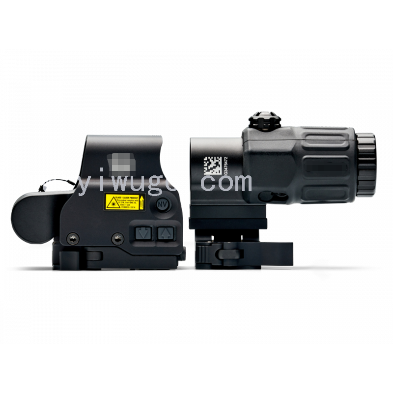 Red Dot Scope 558+G33 Holographic Black Aluminum Metal Combination Outdoor Hunting Tactics For quick installation