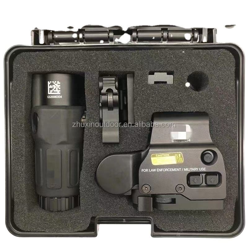 Red Dot Scope 558+G33 Holographic Black Aluminum Metal Combination Outdoor Hunting Tactics For quick installation