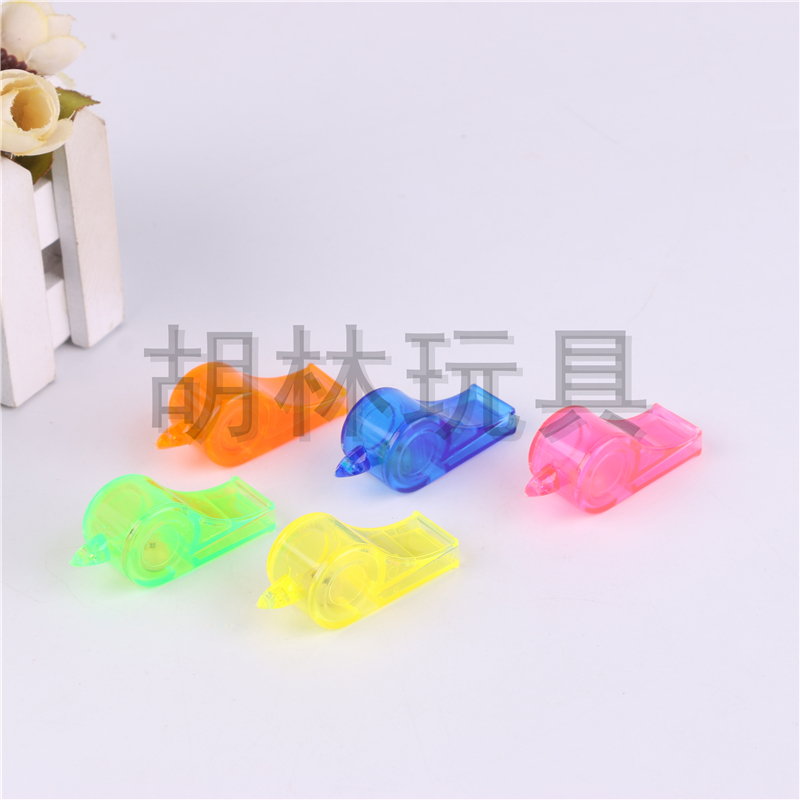 Whistling Children toy plastic rope whistling coloured outdoor survival whistle referee children whistle