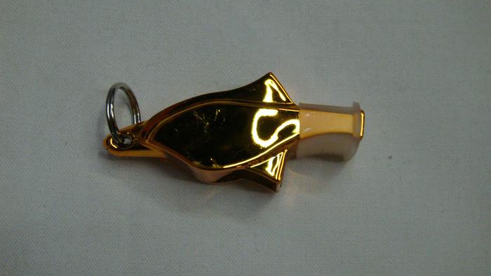 Gold Dolphin outdoor survival whistle referee whistle whistle electroplating silver first aid/lifeguard whistle whistle whistle