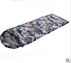 Outdoor digital camouflage sleeping bag sleeping bags widened thickened envelope sleeping bags-1.6KG