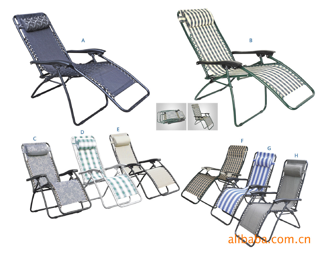 Supply 1.78 Lengthened Dual-Purpose Recliner Leisure Chair Beach Chair Folding Chair Wholesale