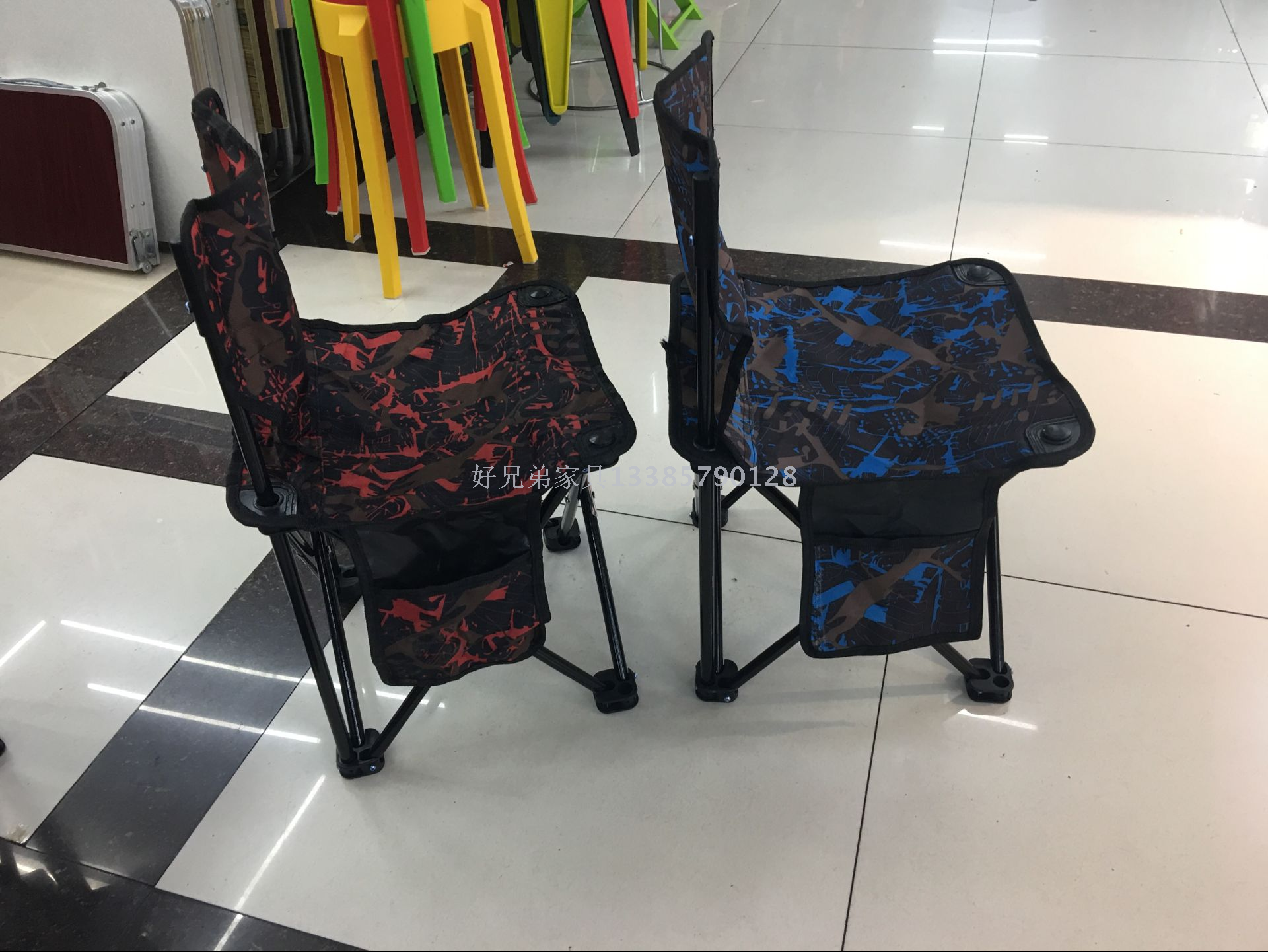 Portable Outdoor Stool Folding Chair Thickened Space-Saving Crocheted Fish Picnic Fishing Small Oxford Cloth Portable Outdoor Stool Folding Chair Thickened Space-Saving Crocheted Fish Picnic Fishing Small Oxford Cloth