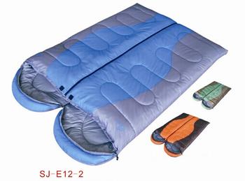 Unmoving, outdoor camping sleeping bag can be spelled envelope couple sleeping bag E12-2 sleeping bag