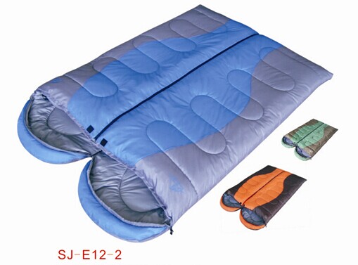 Unmoving, outdoor camping sleeping bag can be spelled envelope couple sleeping bag E12-2 sleeping bag