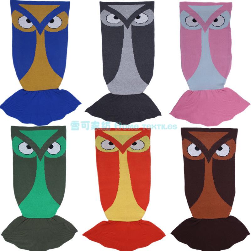 Sleeping bag new crocodile owl Amazon Europe and the United States children sleeping blanket cartoon sleeping bag