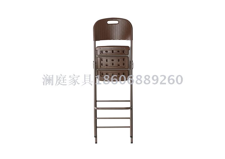 outdoor lounge furniture high top rattan plastic folding chair for coffee shop garden bar 