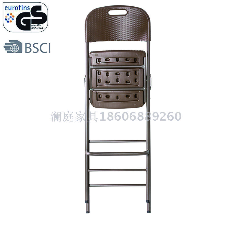 outdoor lounge furniture high top rattan plastic folding chair for coffee shop garden bar 