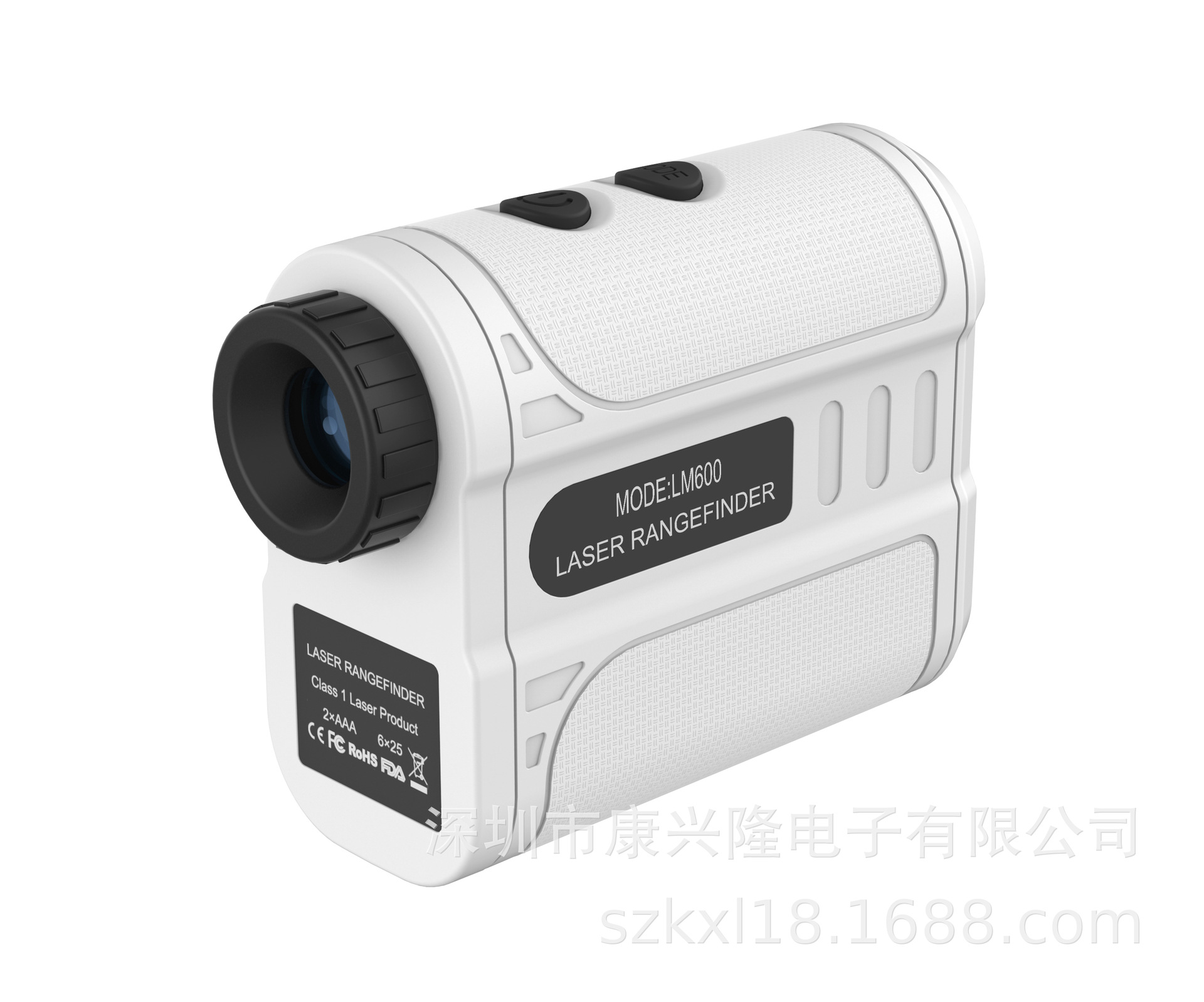 Wholesale Golf Laser Rangefinder Telescope Rangefinder Black and White 600M for Power Engineering Goer Hunting