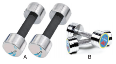 Fitness Weightlifting Dumbbell Electroplating Fixed Dumbbell Sporting Goods
