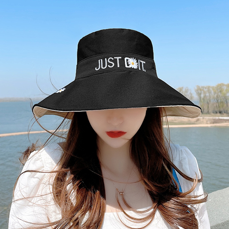 Big Brim Fisherman Hat Women's UV Sun Bucket Hat Women's Korean-Style Trendy Sun-Proof Face Covering Japanese Hat Double-Sided Big Brim Fisherman Hat Women's UV Sun Bucket Hat Women's Korean-Style Trendy Sun-Proof Face Covering Japanese Hat Double-Sided
