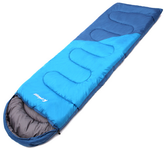 Outdoor equipment spring/summer new cotton sleeping bag envelope type single extra wide and thickened sleeping bag 8319.