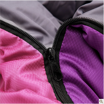 Outdoor equipment spring/summer new cotton sleeping bag envelope type single extra wide and thickened sleeping bag 8319.