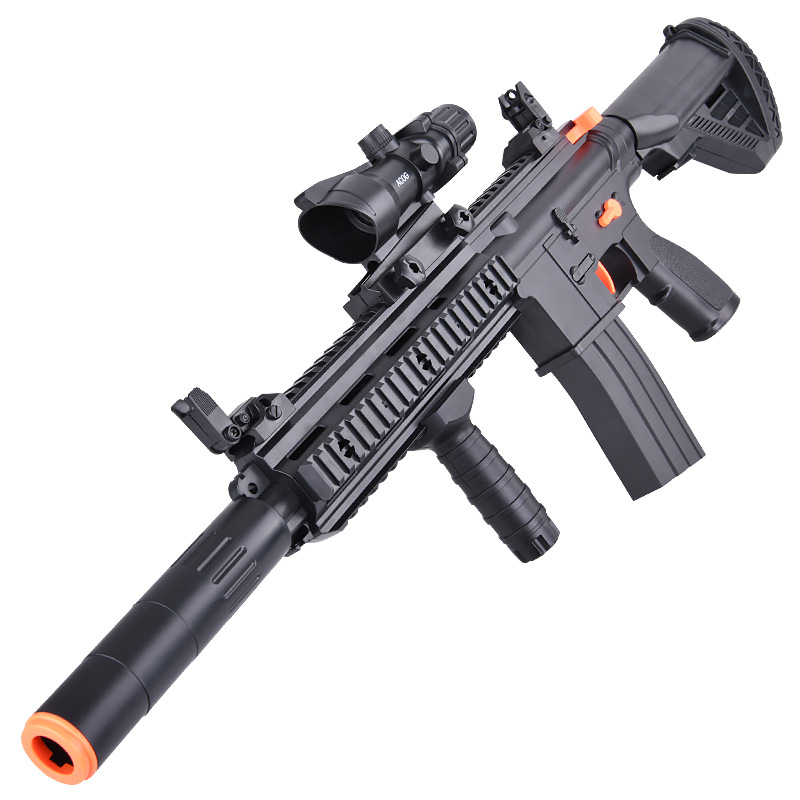M416 Lehui hand self - integrated Jedi Survival toy eating chicken water bomb gun child toy equipped with boy sniper gun