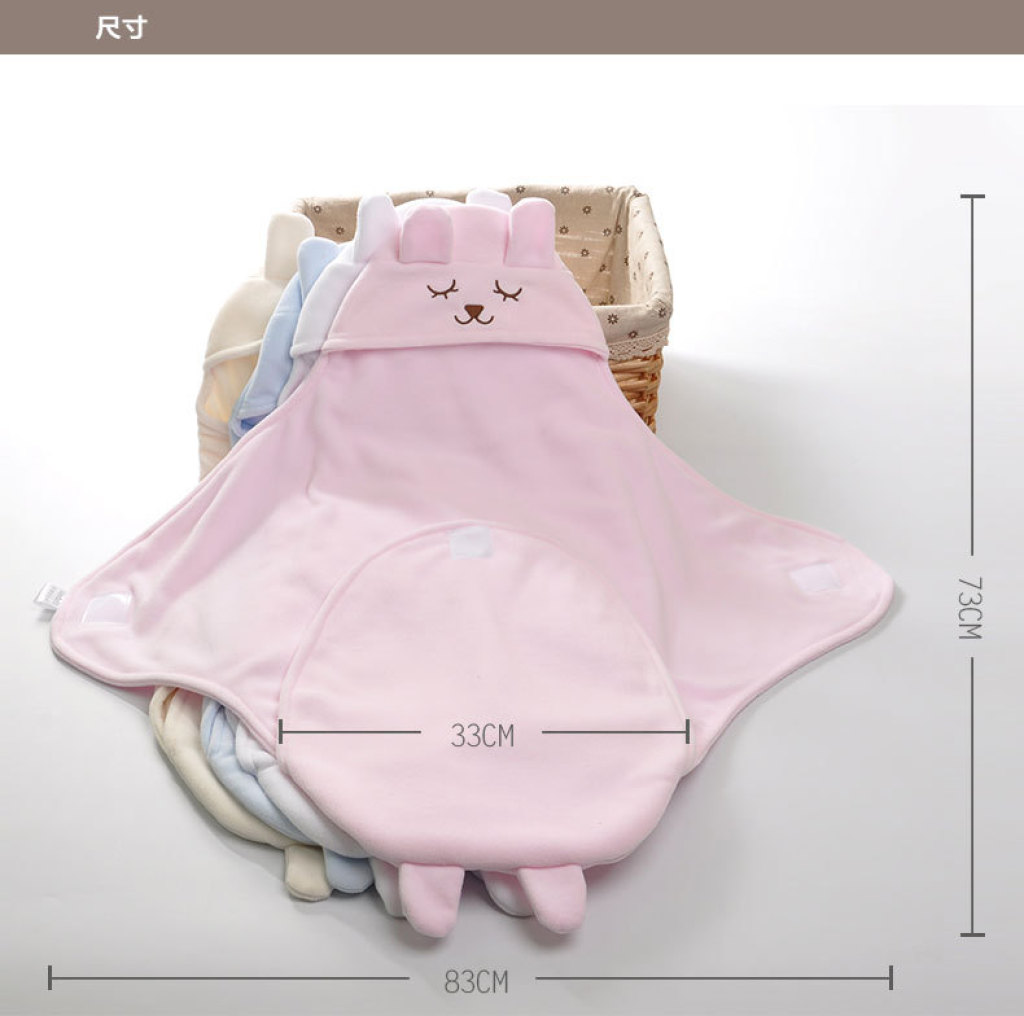 Foreign Trade Newborn Cartoon Swaddling Sleeping Bag Super Soft Autumn and Winter Children Sleeping Bag Hug Blanket Foreign Trade Newborn Cartoon Swaddling Sleeping Bag Super Soft Autumn and Winter Children Sleeping Bag Hug Blanket