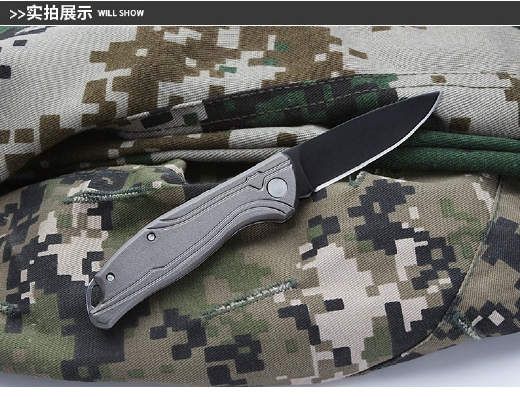 New Mini Aluminum Handle Folding Knife Stainless Steel Outdoor Survival Folding Knife Portable Lockless Pocket Knife New Mini Aluminum Handle Folding Knife Stainless Steel Outdoor Survival Folding Knife Portable Lockless Pocket Knife