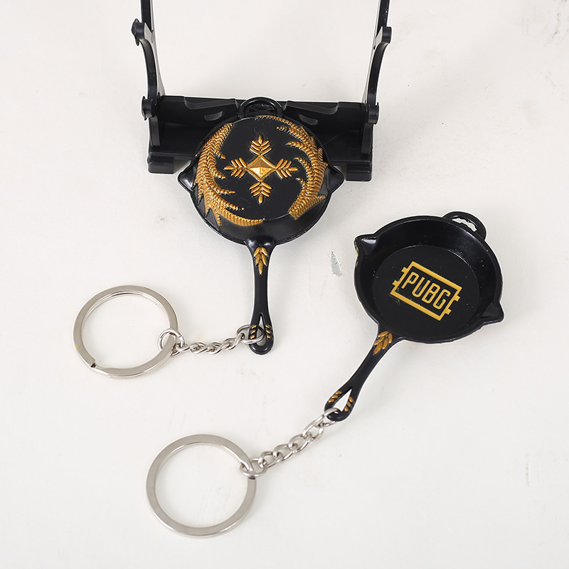 PUBG Game Peripheral Metal Weapon Model Keychain AKM 98K Jesus Survival 12cm Gift Pendant PUBG Game Peripheral Metal Weapon Model Keychain AKM 98K Jesus Survival 12cm Gift Pendant