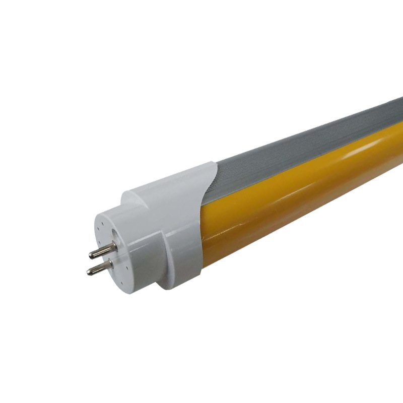 Non-Purple UV Lamp Museum Dust-Free Workshop Yellow Light UV-Proof Lamp T8 Split