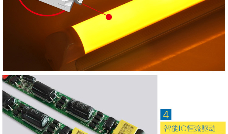 Non-Purple UV Lamp Museum Dust-Free Workshop Yellow Light UV-Proof Lamp T8 Split Non-Purple UV Lamp Museum Dust-Free Workshop Yellow Light UV-Proof Lamp T8 Split