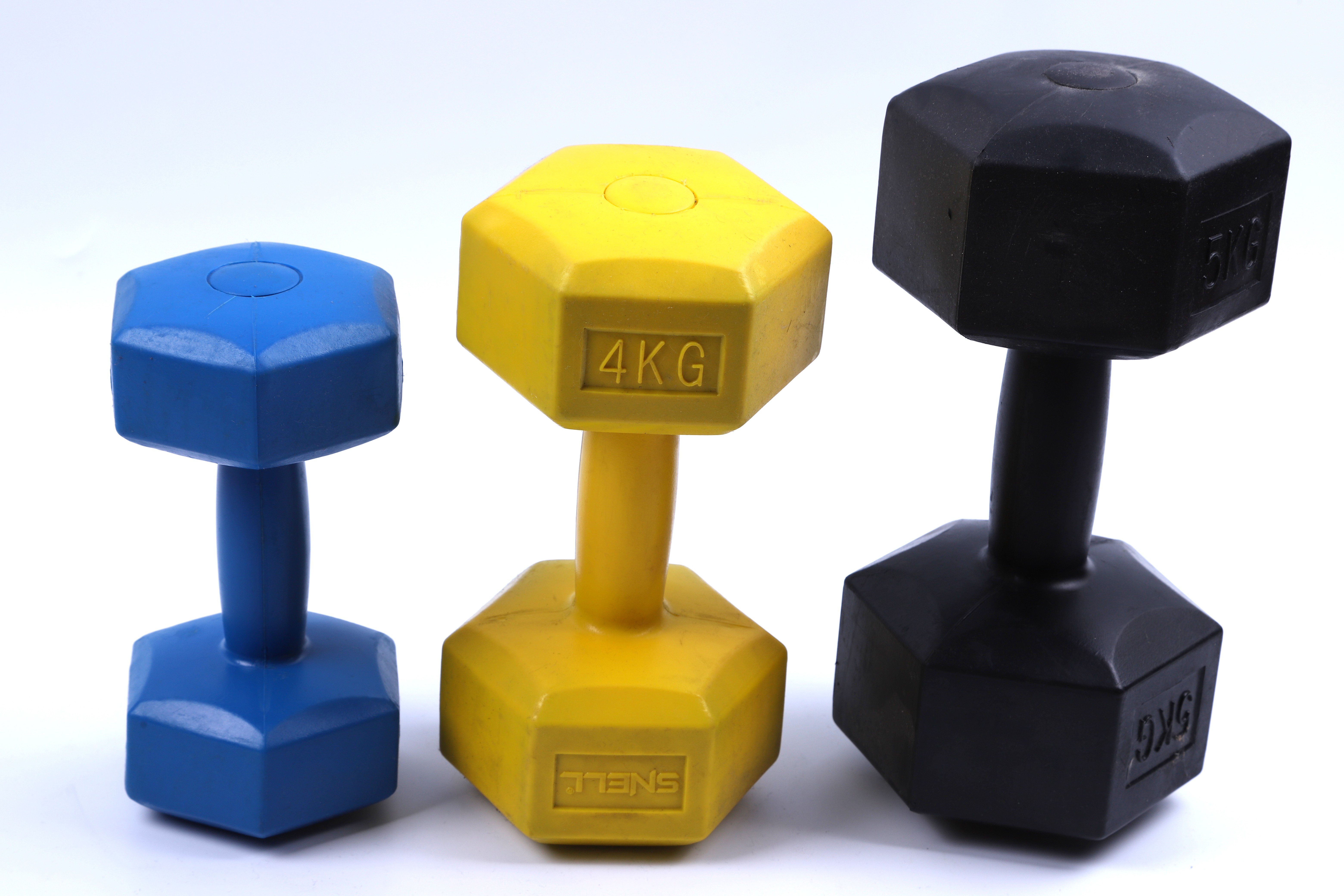 Weightlifting Fitness Dumbbell Environmental Protection Hexagonal Dumbbell Sporting Goods