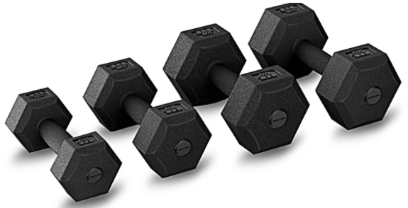 Weightlifting Fitness Dumbbell Environmental Protection Hexagonal Dumbbell Sporting Goods