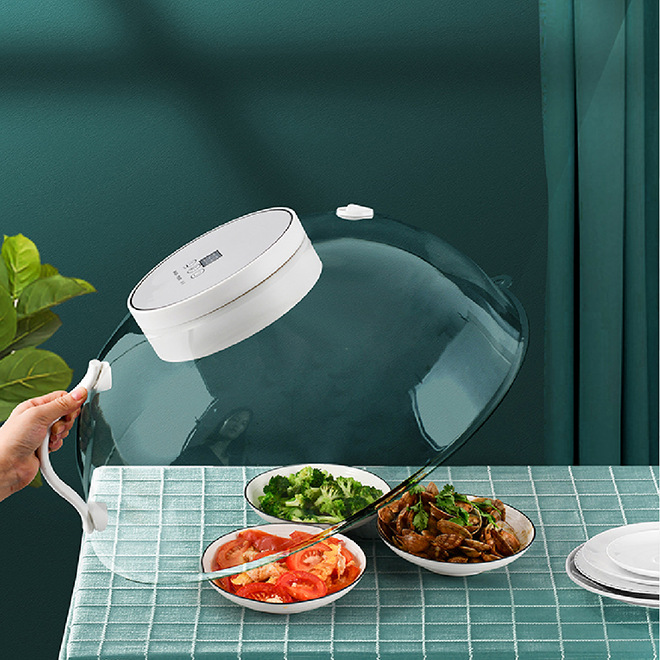 Transparent Fresh-Keeping Food Cover Food Cover Dust-Proof Fly-Proof UV Disinfection Insulation Cover Intelligent Food Disinfection Insulation Cover