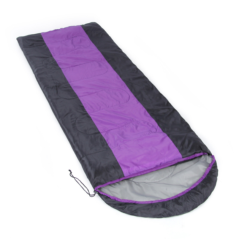 Outdoor spring and autumn spell color envelope sleeping bags camping sleeping bags hooded sleeping bag Outdoor spring and autumn spell color envelope sleeping bags camping sleeping bags hooded sleeping bag