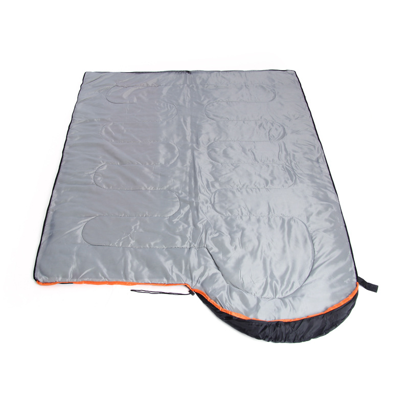 Outdoor spring and autumn spell color envelope sleeping bags camping sleeping bags hooded sleeping bag Outdoor spring and autumn spell color envelope sleeping bags camping sleeping bags hooded sleeping bag