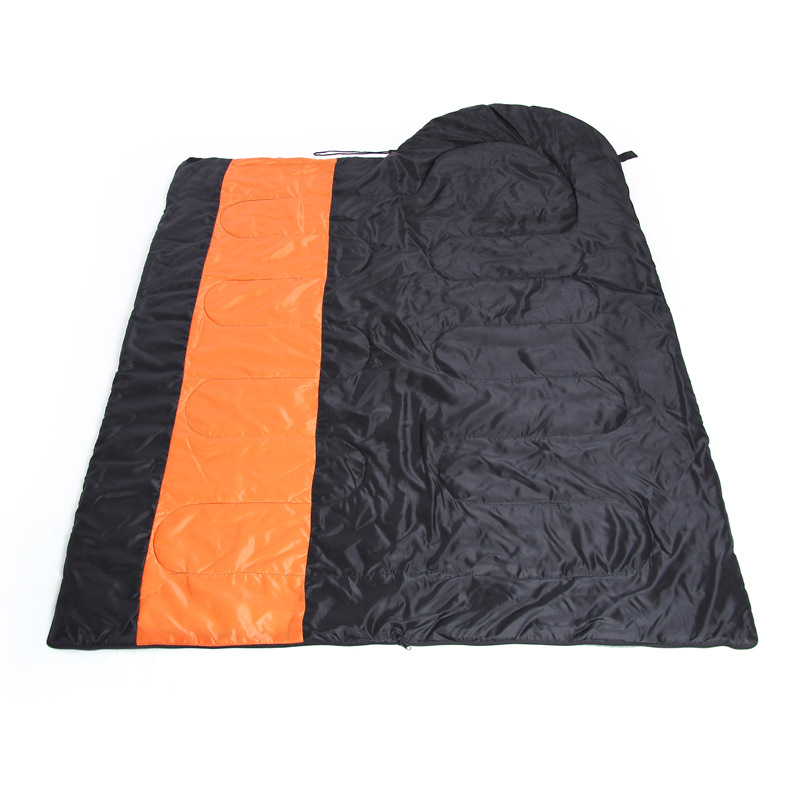 Outdoor spring and autumn spell color envelope sleeping bags camping sleeping bags hooded sleeping bag Outdoor spring and autumn spell color envelope sleeping bags camping sleeping bags hooded sleeping bag