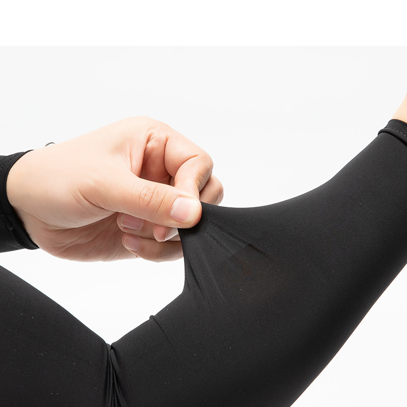 Summer Ice Silk Sun Protection Ice Sleeve Adult and Children Ice Silk Ice-Sensitive Sports Cycling UV-Proof Cool-Feeling Quick-Drying Oversleeve
