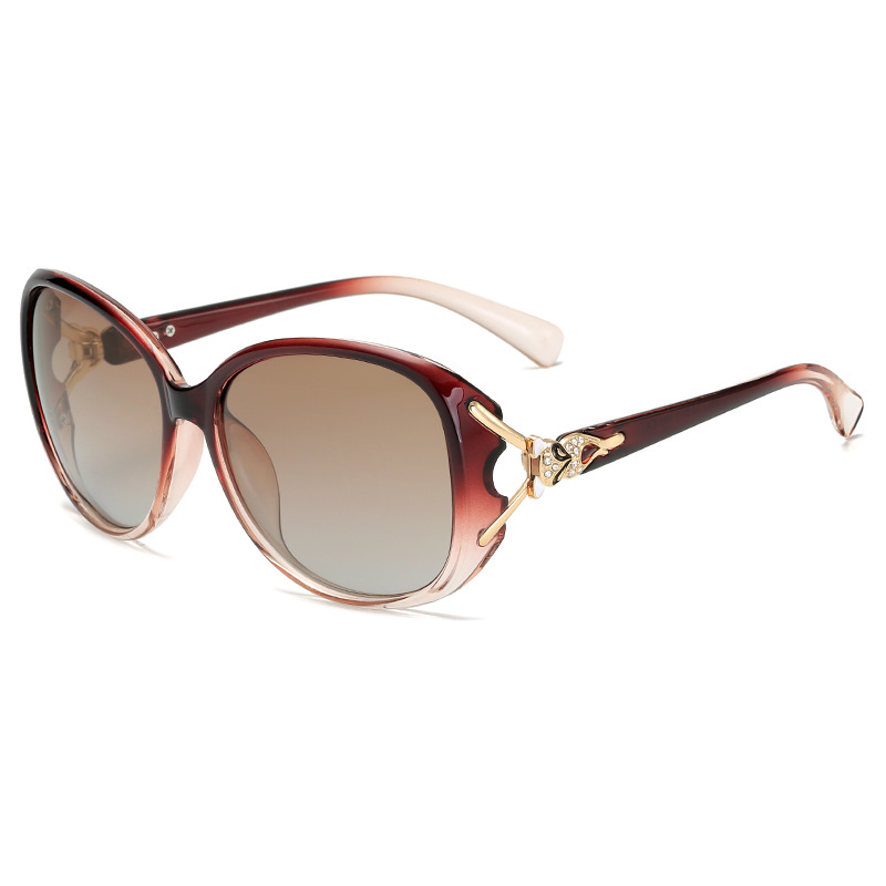 Factory New Fox Head Diamond Polarized 8842 Sunglasses Women&#039;s Fashionable Sunglasses UV-Proof Sunglasses