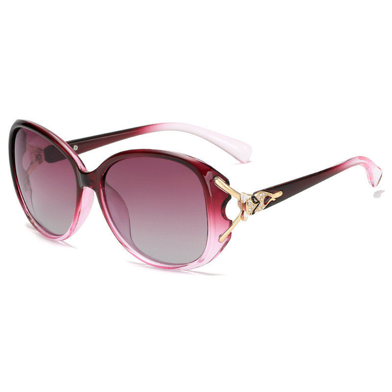 Factory New Fox Head Diamond Polarized 8842 Sunglasses Women&#039;s Fashionable Sunglasses UV-Proof Sunglasses