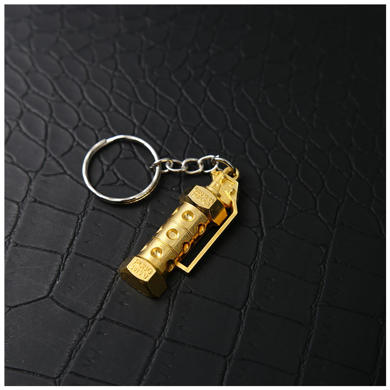 Jesus Survival Chicken Campus Peripheral Toy Alloy Pan Keychain Vest Oil Drum Backpack Keychain