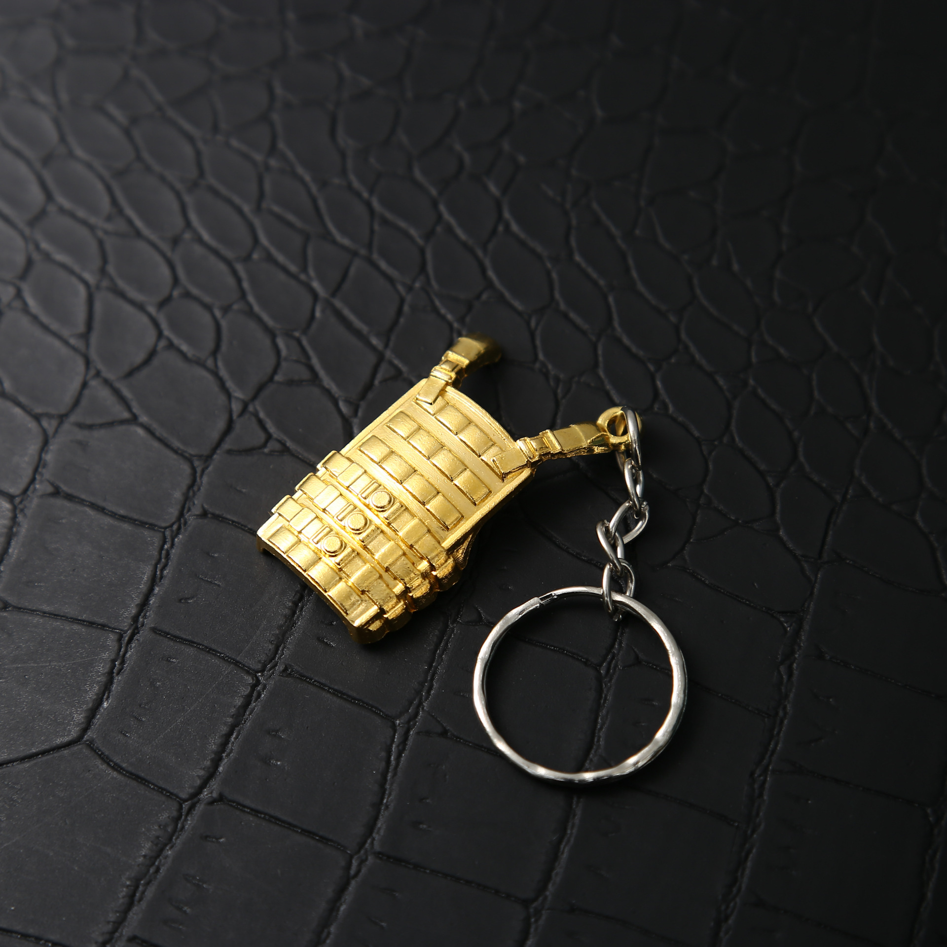 Jesus Survival Chicken Campus Peripheral Toy Alloy Pan Keychain Vest Oil Drum Backpack Keychain